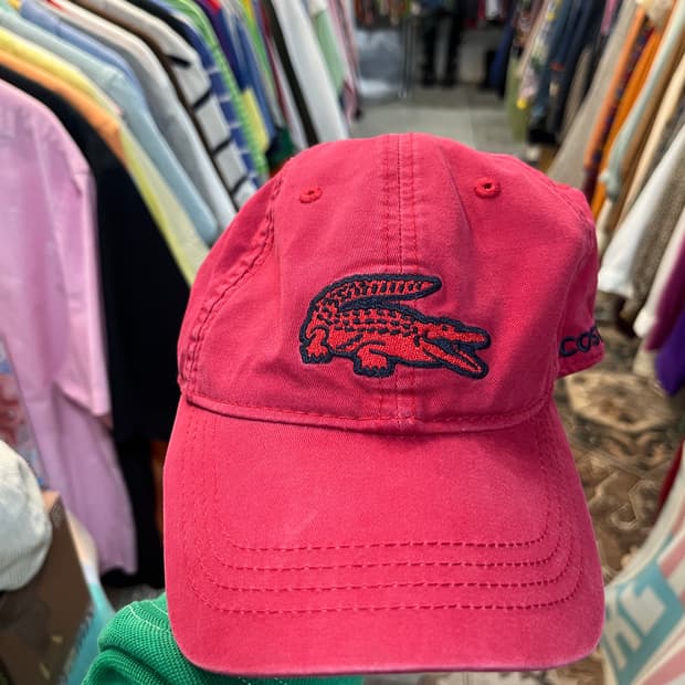LACOSTE 빈티지 트러커캡 볼캡 스냅백