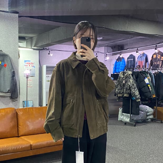 YE 24f/w 카우 스웨이드 자켓 B3685