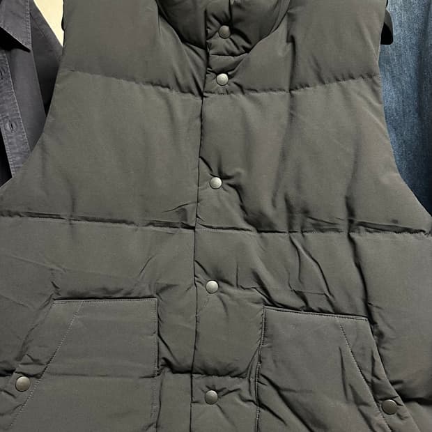 GU 패딩 베스트 블랙 L