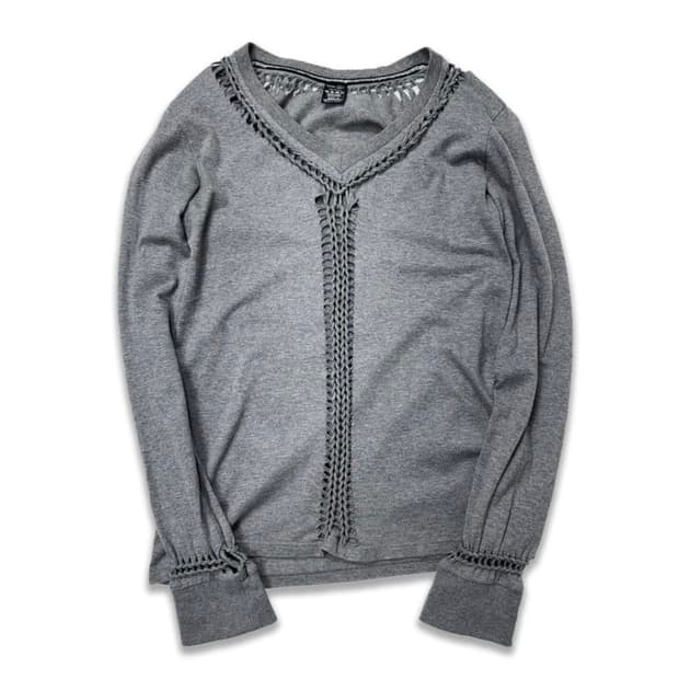 넘버나인 07AW 뜨개질 롱슬리브