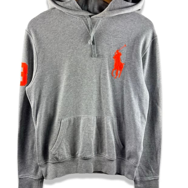 폴로랄프로렌 빅포니 그레이 후드티2791