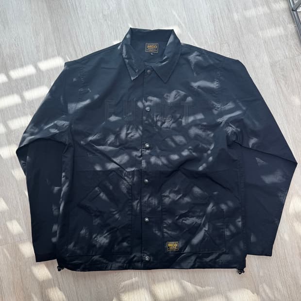 퍽트 FUCT SSDD 투웨이 올블랙 자켓 XL