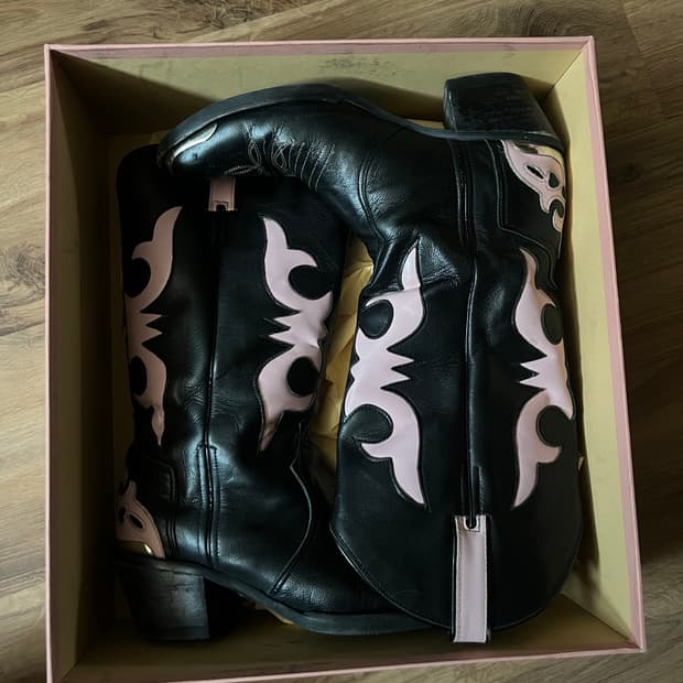 블랙핑크 웨스턴 부츠