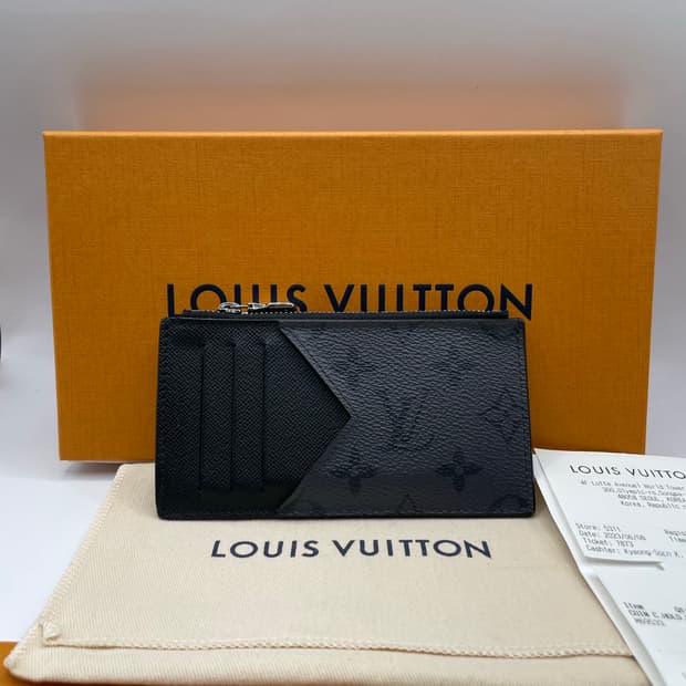 루이비통 코인 카드 홀더 모노그램 이클립스