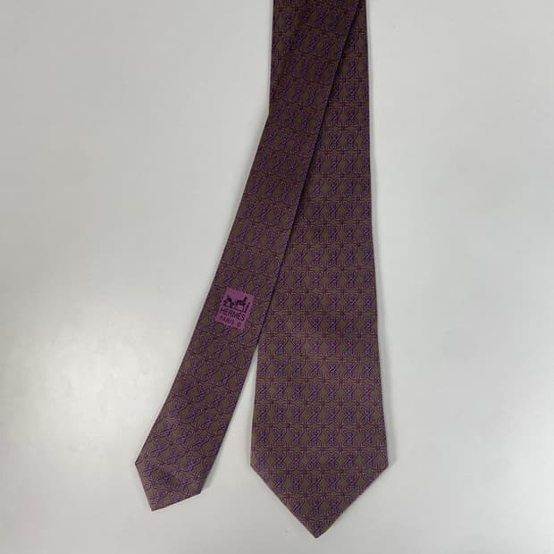 에르메스(HERMES) 명품 정품 넥타이 8.6cm