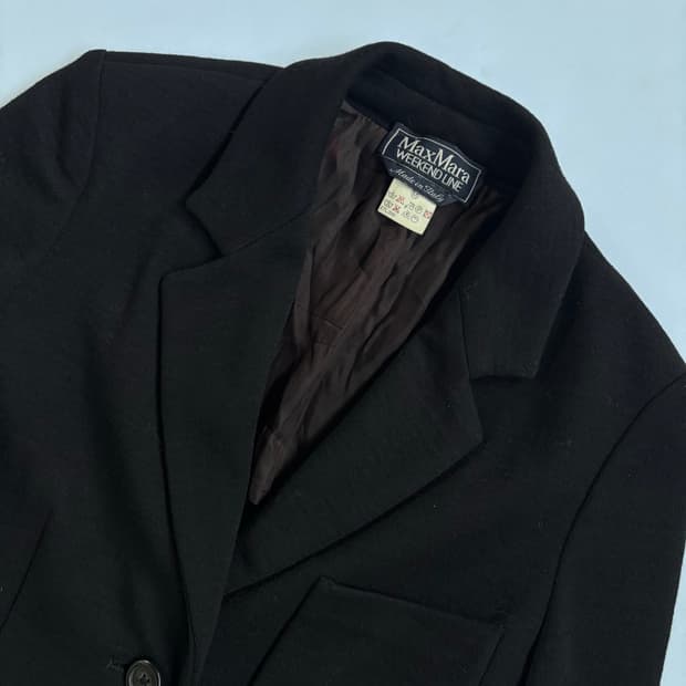 막스마라 위켄드 빈티지 롱 블레이저