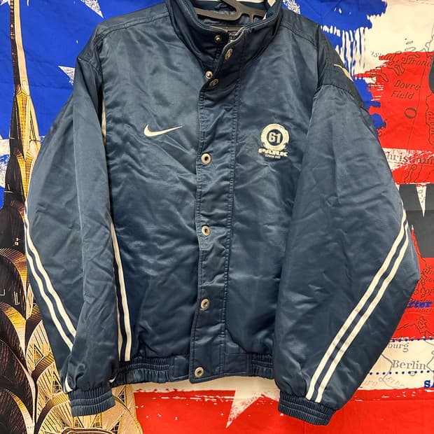 올드스쿨 나이키 90s 61번박찬호 오버핏 누빔패딩점퍼 m95