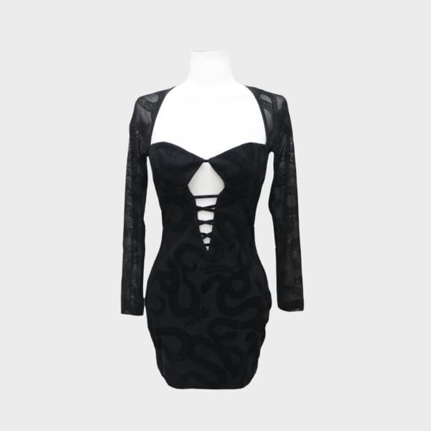 백리스 포인트 원피스 67280