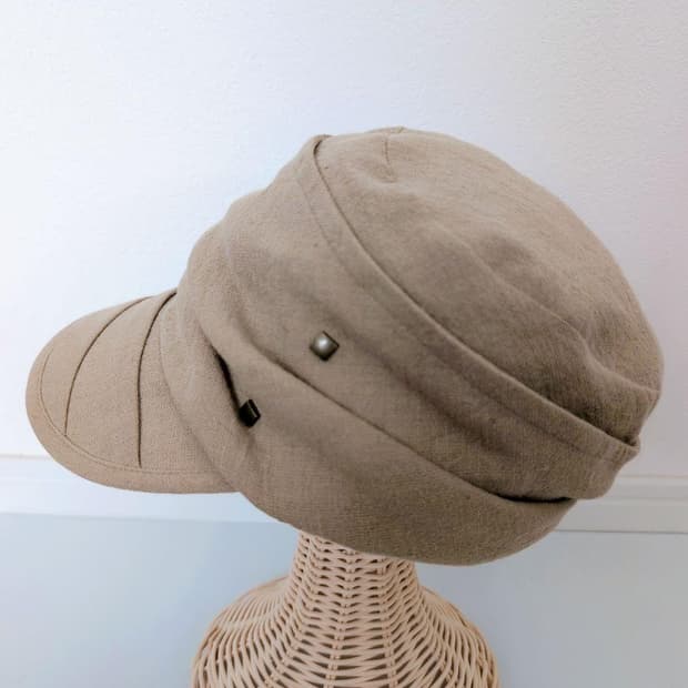 Ca4la stud linen cap