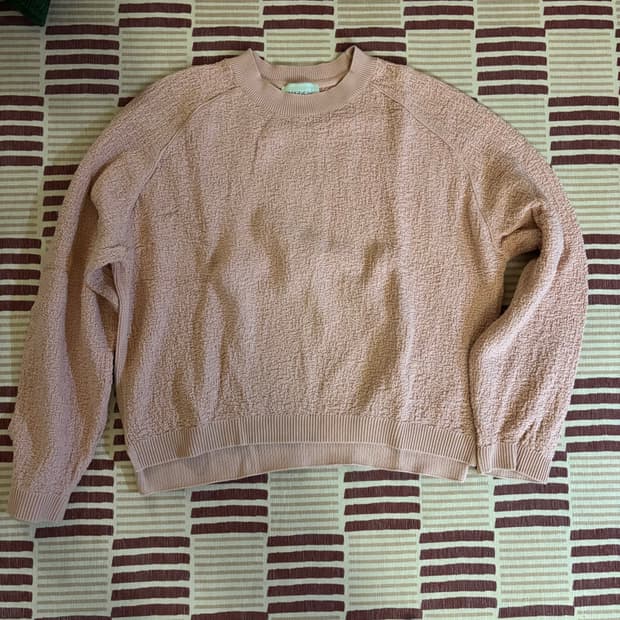 우미뭉 핑크 니트 M