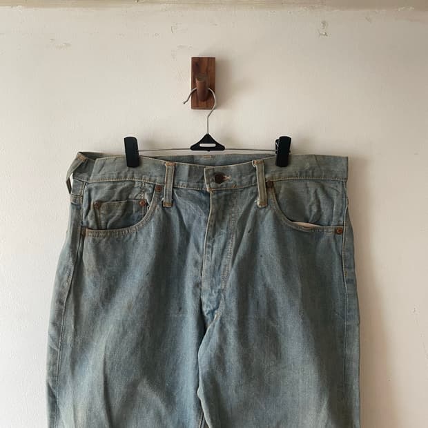 70's JPN Vintage Big Stone Work Denim