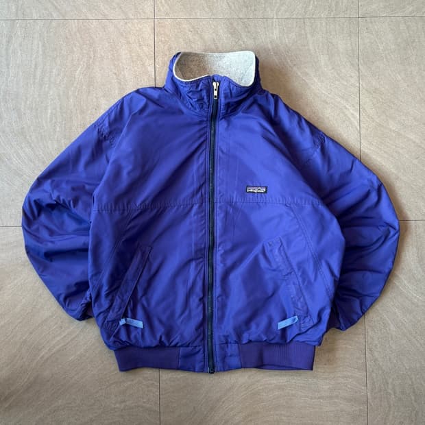 90s patagonia 90년대 미국 생산 파타고니아 쉘드 퍼플 자켓