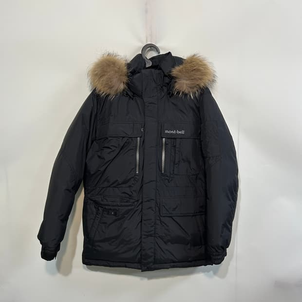 몽벨 남성 구스다운 패딩 100 블랙 고프코어