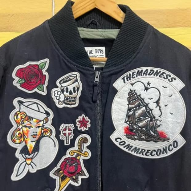 더매드니스 남성 항공패딩누빔점퍼 M