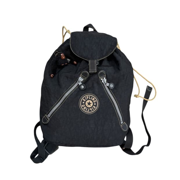 키플링 복조리 백팩 블랙