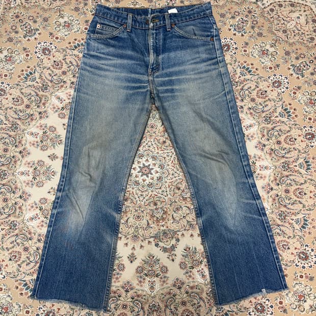 리바이스 517 오렌지탭 부츠컷 컷팅 