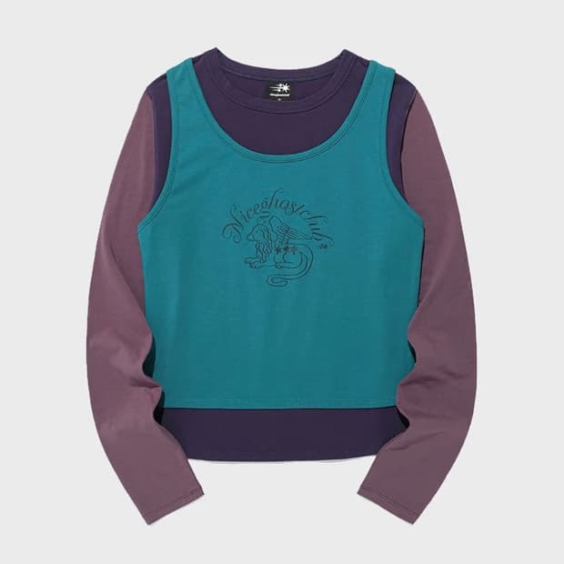 STAR PONY SLEEVELES L/S TEE_PURPLE