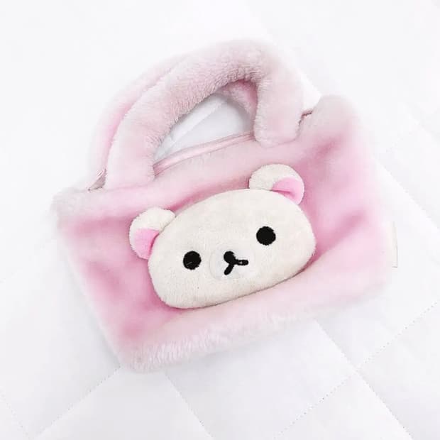 오늘만! STC빈티지 코리락쿠마 핸드백 잡화 가방 엣티시 리락쿠마 산엑스