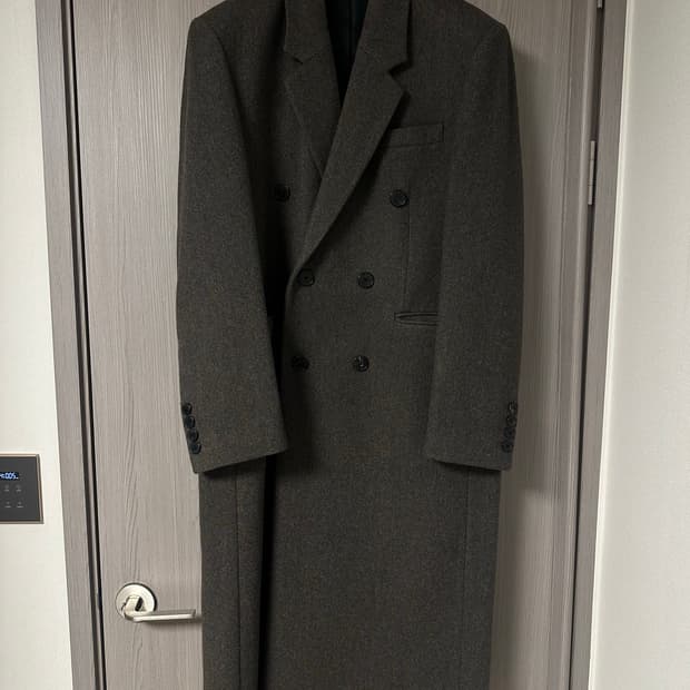 (46) 엘무드 그레이웨일 더블 코트 카키