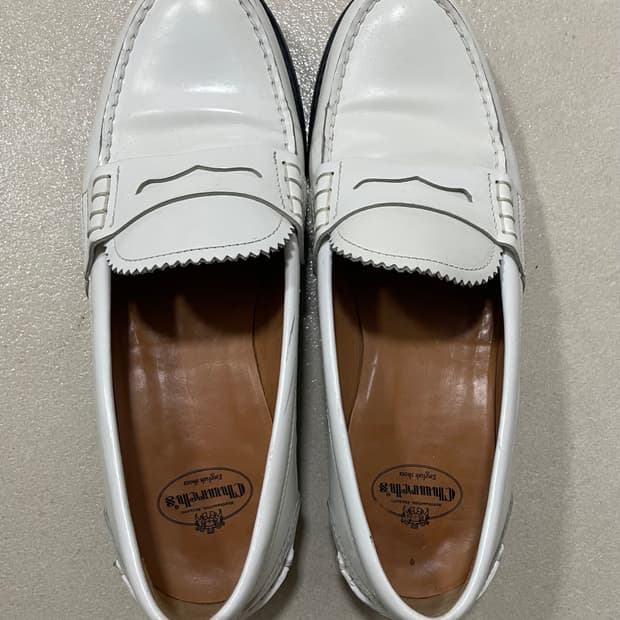 런던 본점 처치스 화이트 로퍼230