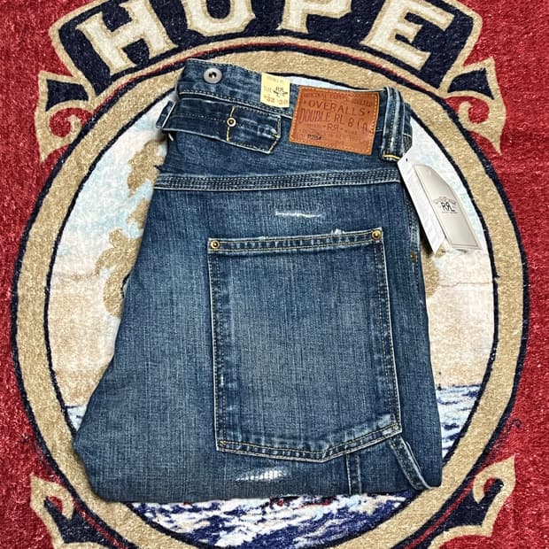 더블알엘 (RRL) 스트레이트핏 브레이턴 디스트레스트