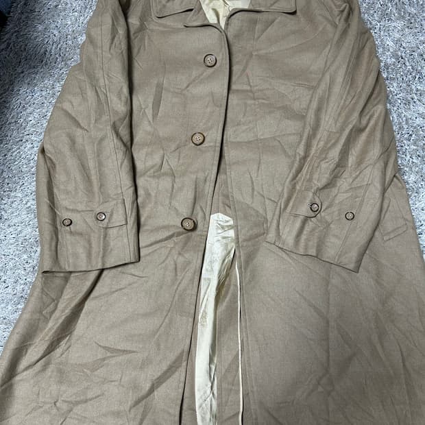 영국제 울 원단 일제 울 트렌치코트 사이즈 105~110