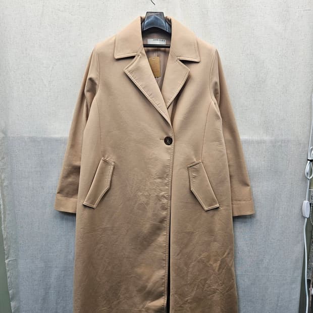 ANNE KLEIN 베이지 싱글 코트 (223