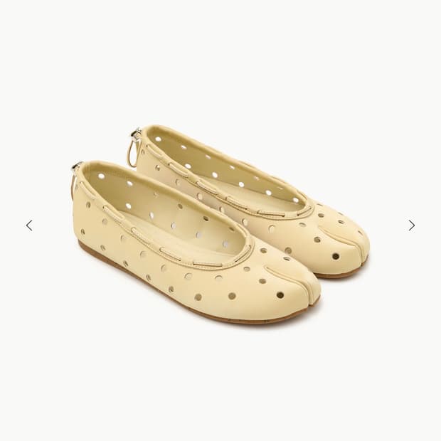 페이즈 Leather String Flat / Cheese
