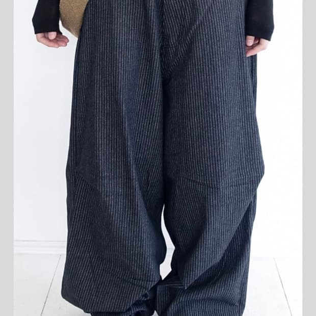 샵페어리 스트라이프 핀턱팬츠s