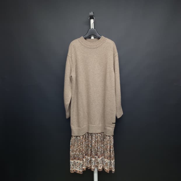 써스데이아일랜드 춘추동 모 니트 맥시 롱 원피스 55.66