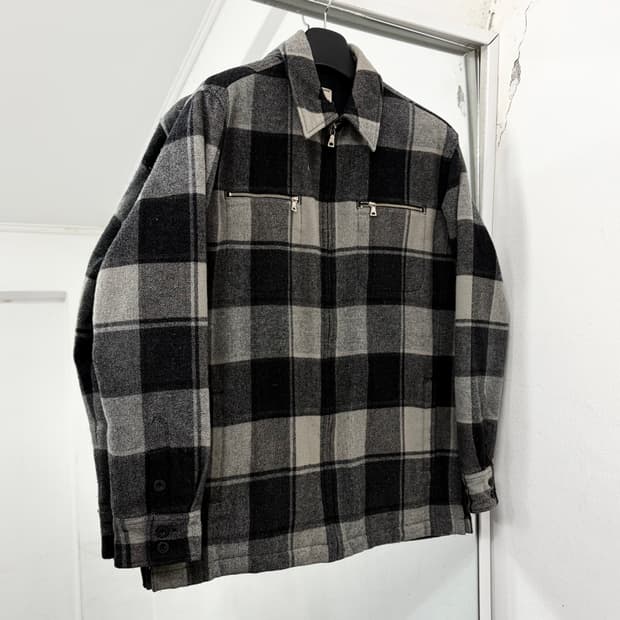 리바이스 울 체크 자켓
