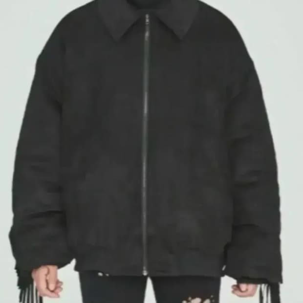 Amu 프린지 스웨이드 자켓 