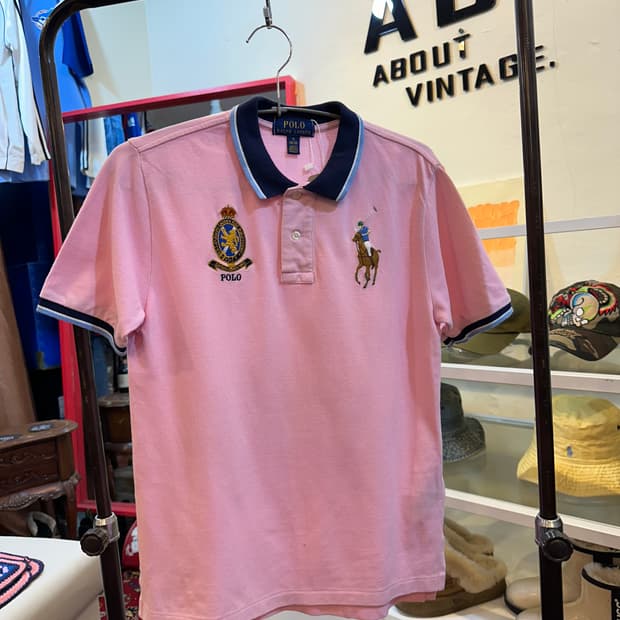 폴로 랄프로렌 빅포니 반팔 카라티 핑크