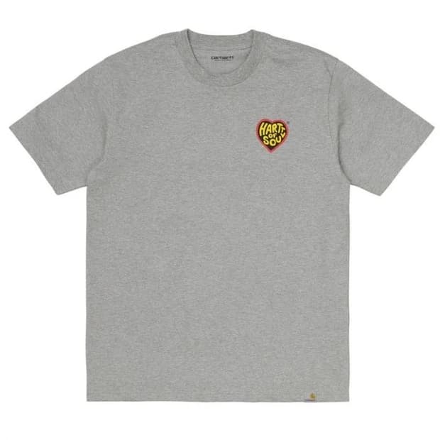 (XL) 칼하트 반팔티 하트 오브 소울 그레이