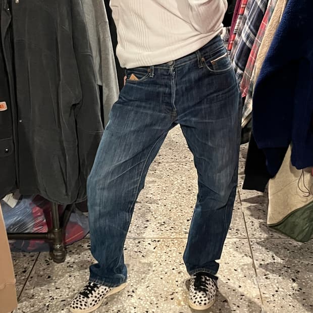 LEVI'S 리바이스 워싱 레귤러 스트레이트 데님 팬츠