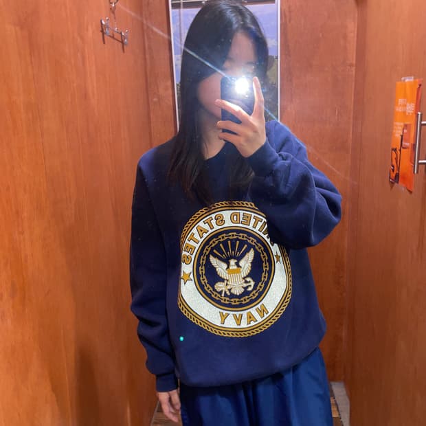 (L) USA USMC 밀리터리 미해병대 스웻셔츠 맨투맨