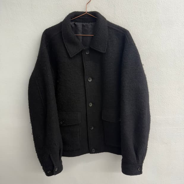 무신사스탠다드 이탈리아 원단 오버사이즈 버튼업 자켓 (XL)