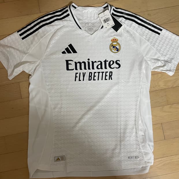 (새상품 해외XL) 24 25 아디다스 레알 마드리드 홈 어센틱 유니폼