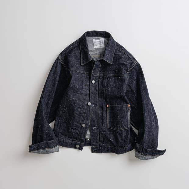 비헤비어 TYPE-1 SELVEDGE NEP DENIM JACKET