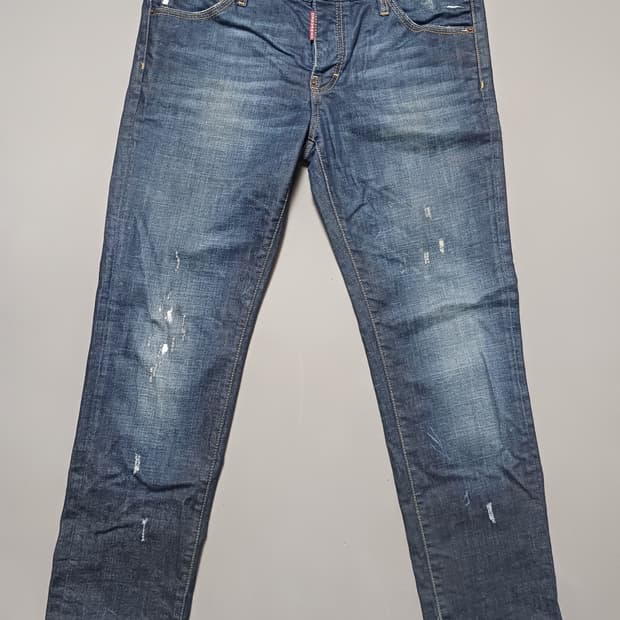 [36] 디스퀘어드2 녹워싱 슬림진 청바지