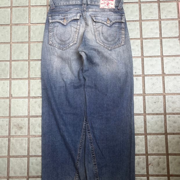 트루릴리전 워싱데님 부츠컷