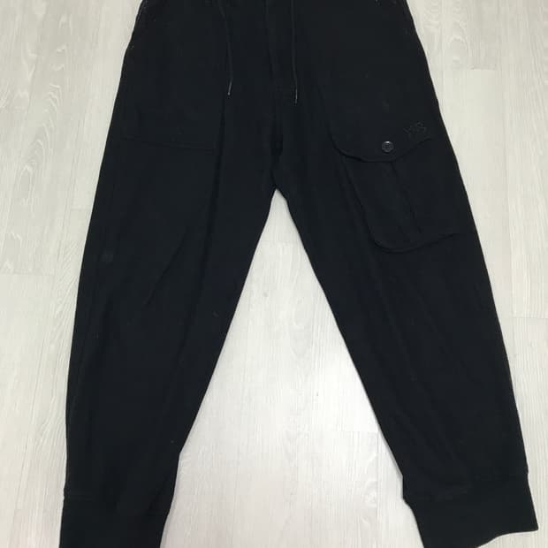 Y-3 남자 바지 조거팬츠 블랙 사이즈 M