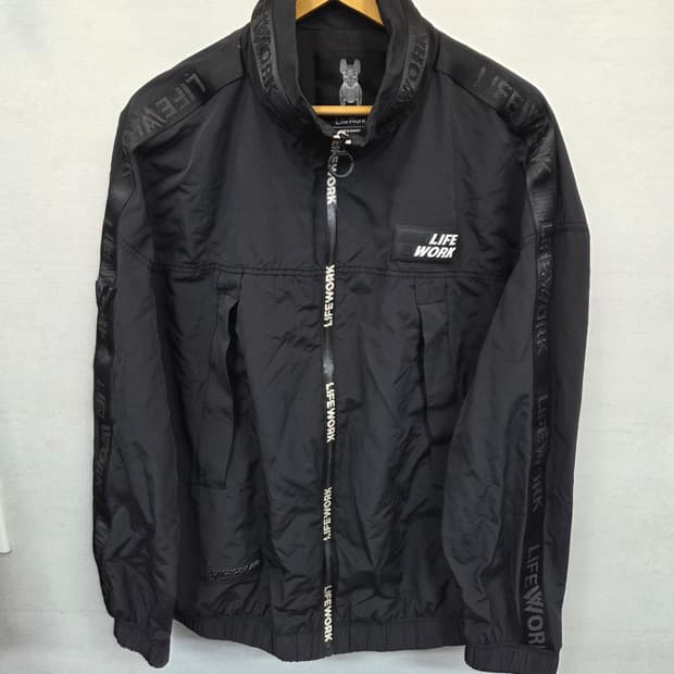 라이프워크 테잎로고 레터링 바람막이 집업자켓 L
