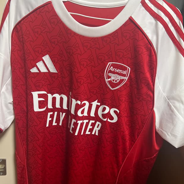 2025 아스날 홈 저지 어센틱 반팔