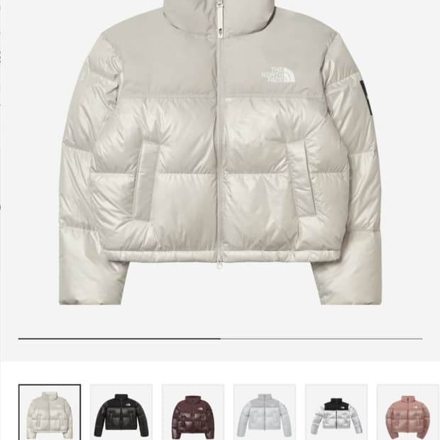 노스페이스 눕시 온볼 크림베이지 xs