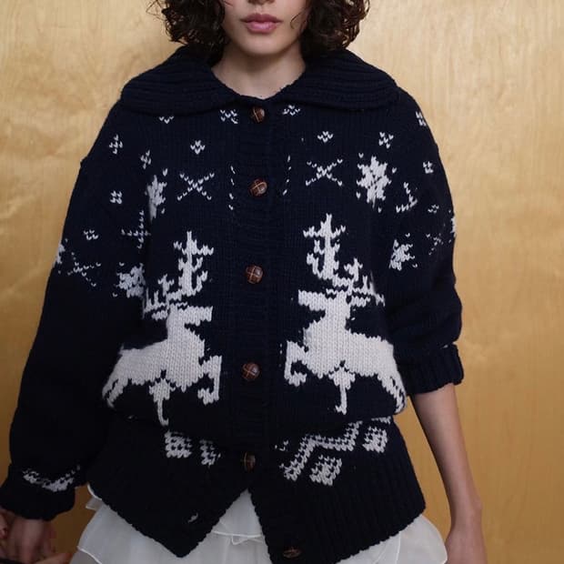 withoutsummer deer cowichan cardigan