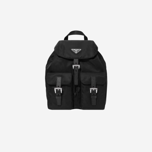 프라다 리나일론 스몰 백팩 블랙