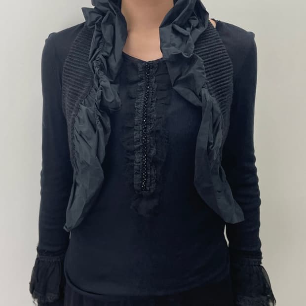 Hiroko Koshino 프릴 볼레로