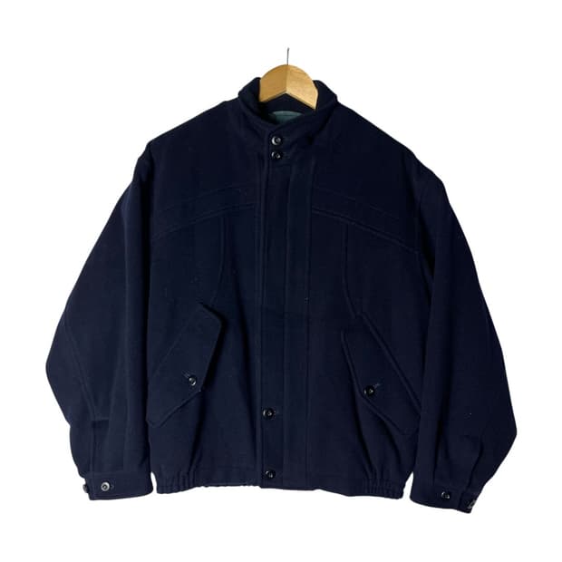 [THE SCOTCH HOUSE] 더스코치하우스 하이넥 버튼 블루종