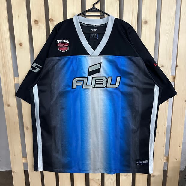 (XL) FUBU 후부 푸부 빅로고 반팔 져지 티셔츠